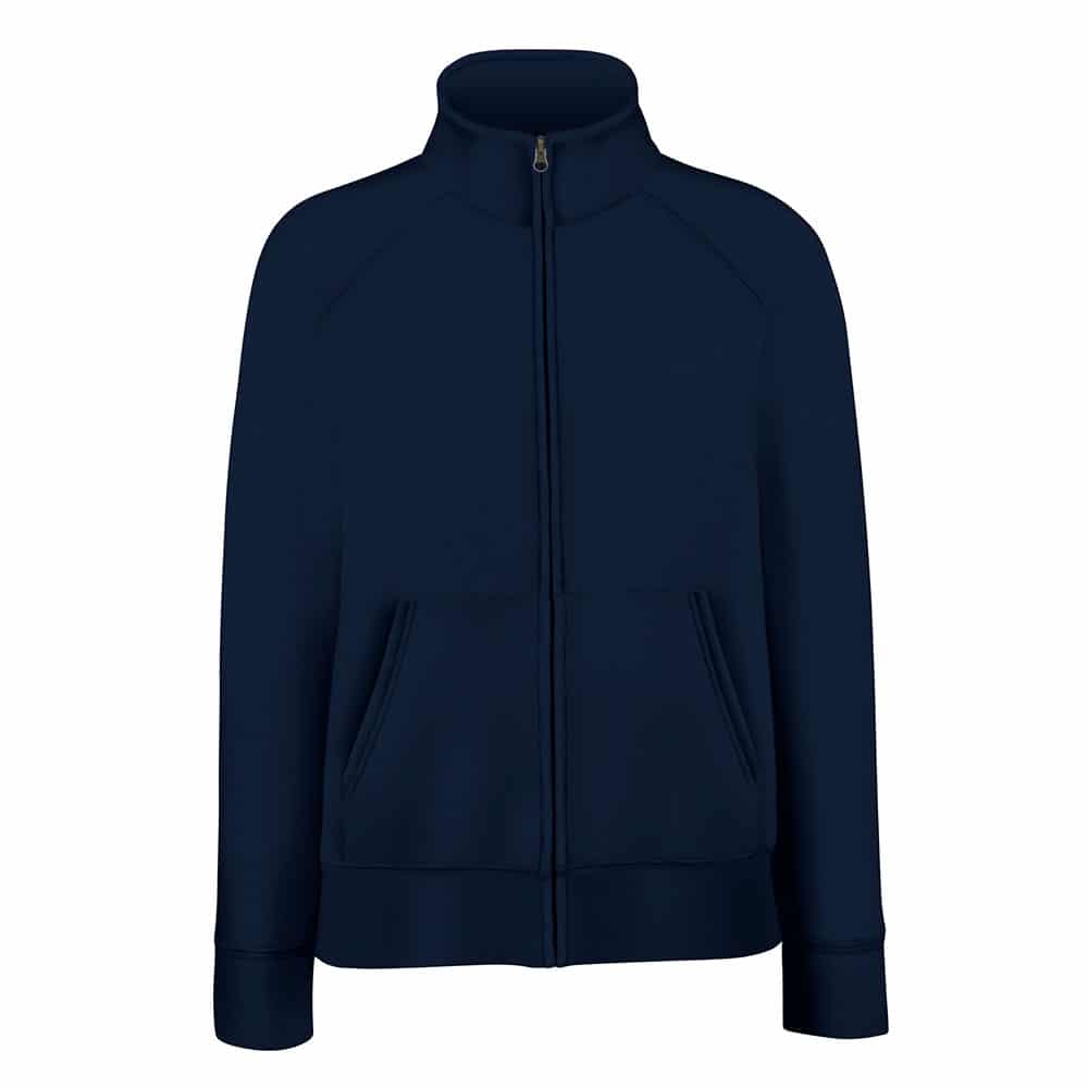 Jakna ženska Fruit of the Loom Lady-Fit Premium Sweat Jacket