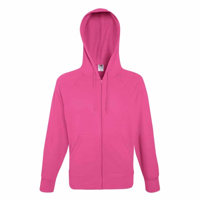 Jakna s kapuljačom Fruit of the Loom Lightweight Hooded Sweat Jacket